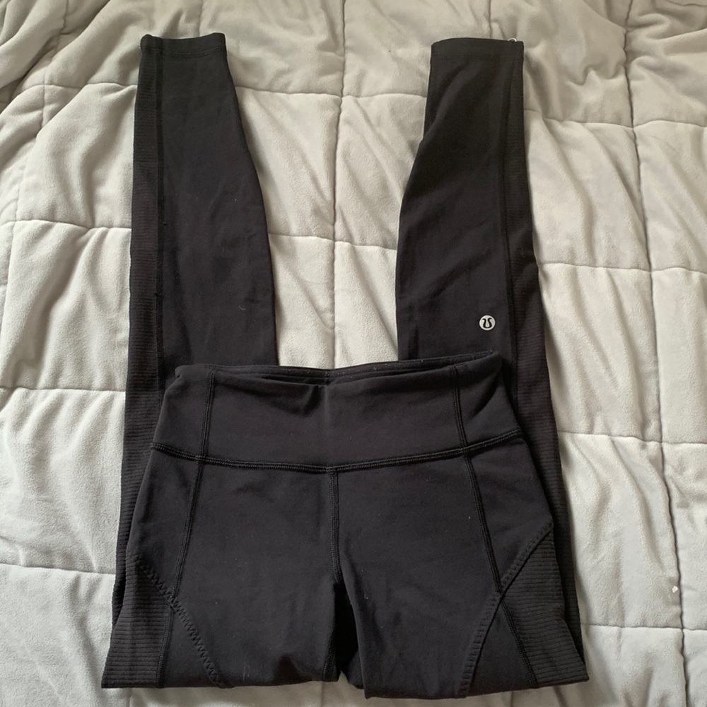 lululemon high rise leggings (black)🖤